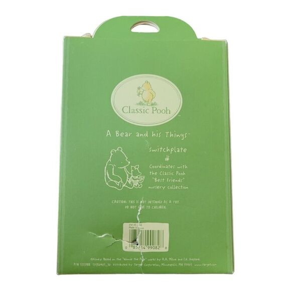 Disney Classic Pooh Bear & Piglet switchplate best friends nursery Collectiony - Picture 2 of 2